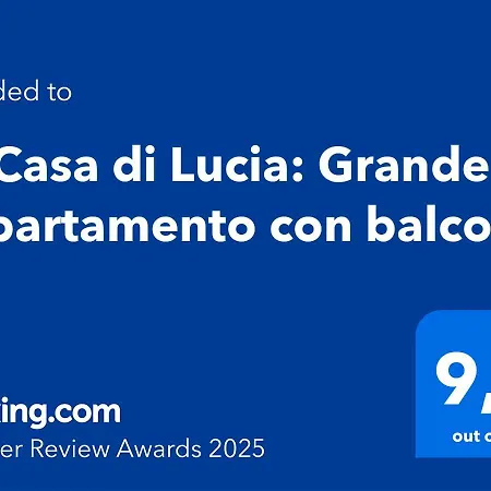 La Casa Di Lucia: Grande Con Balcone
